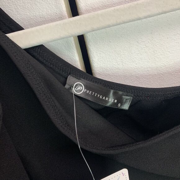 PRETTYGARDEN Women's Summer One Shoulder Long Formal Dresses Sleeveless Ruche... - Picture 6 of 6